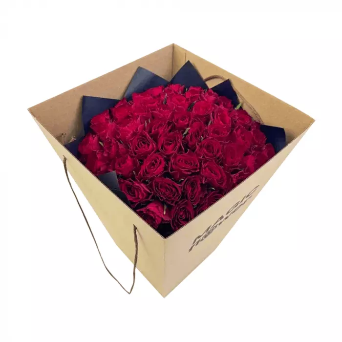 Транспортировочная коробка для букета, размер L