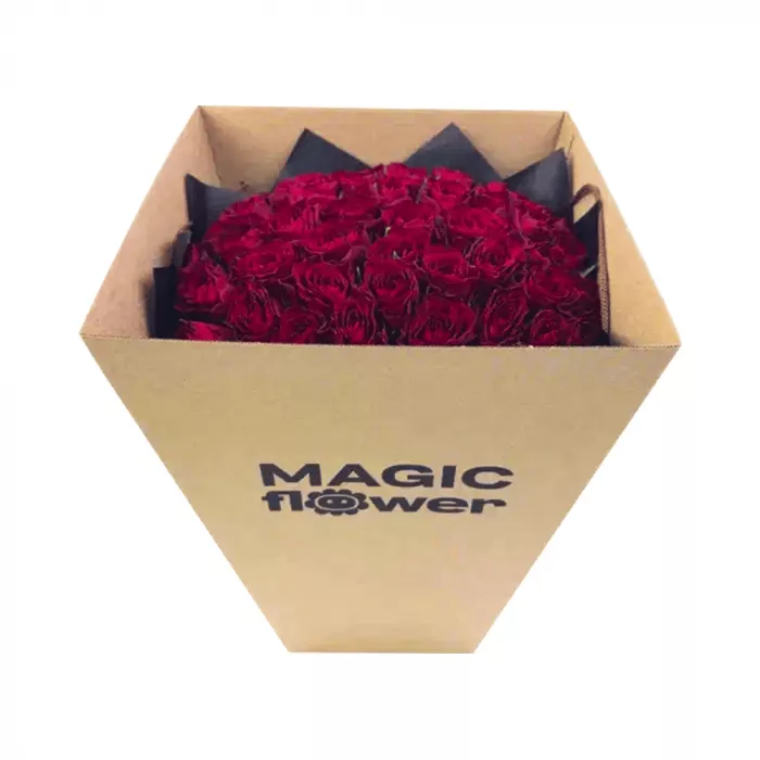 Транспортировочная коробка для букета, размер L